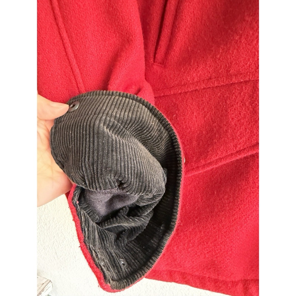 Vintage Polo Ralph Lauren Wool Hunting Jacket Size M VTG Red Heavy 1980s - Picture 4 of 15